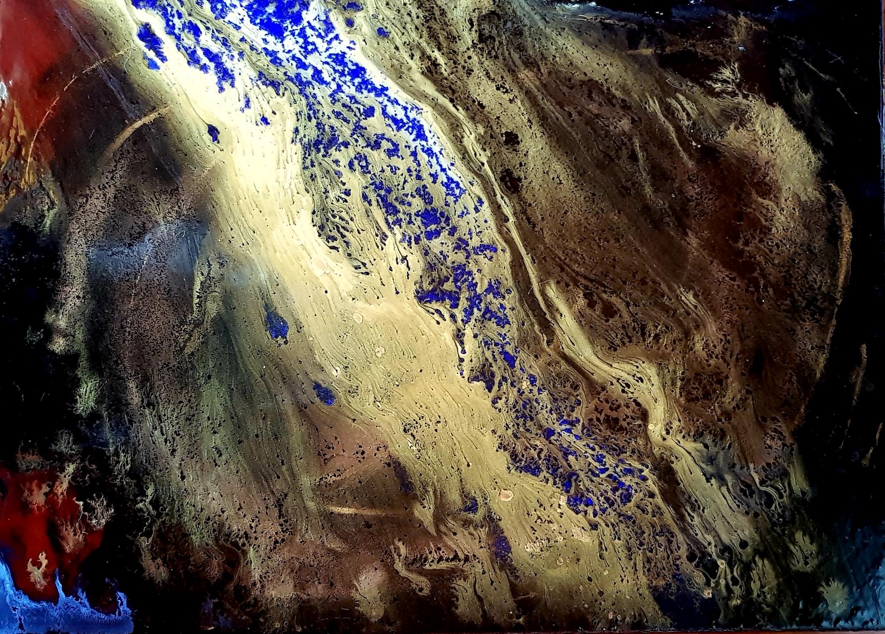 ArteDiAlina.com painting: disintegration of light